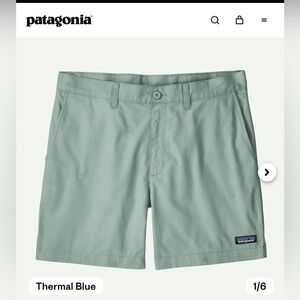 Patagonia Men’s Lightweight All Wear Hemp Shorts in Thermal Blue,size 30